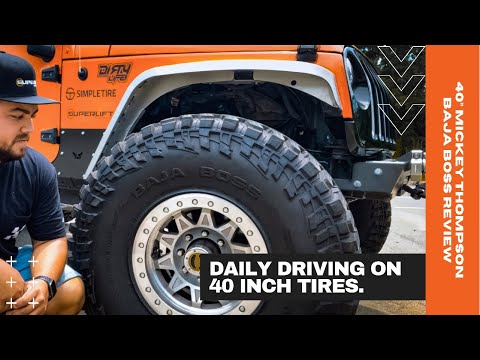 Daily driving on 40s… It’s Fun(ish) Mickey Thompson Baja Boss Review