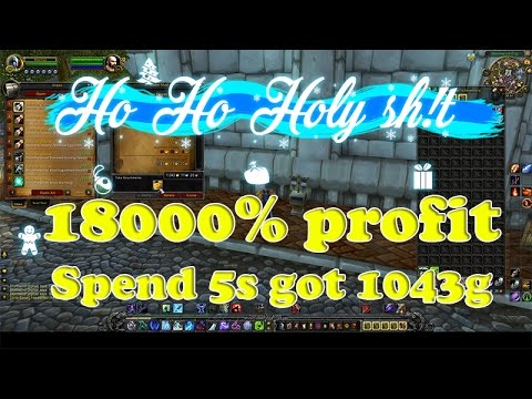 WoW Legion Gold making | Turn 5 silver in 1043 gold