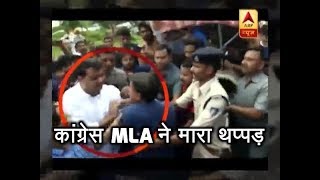 Madhya Pradesh: Congress MLA Umang Singhar slaps B