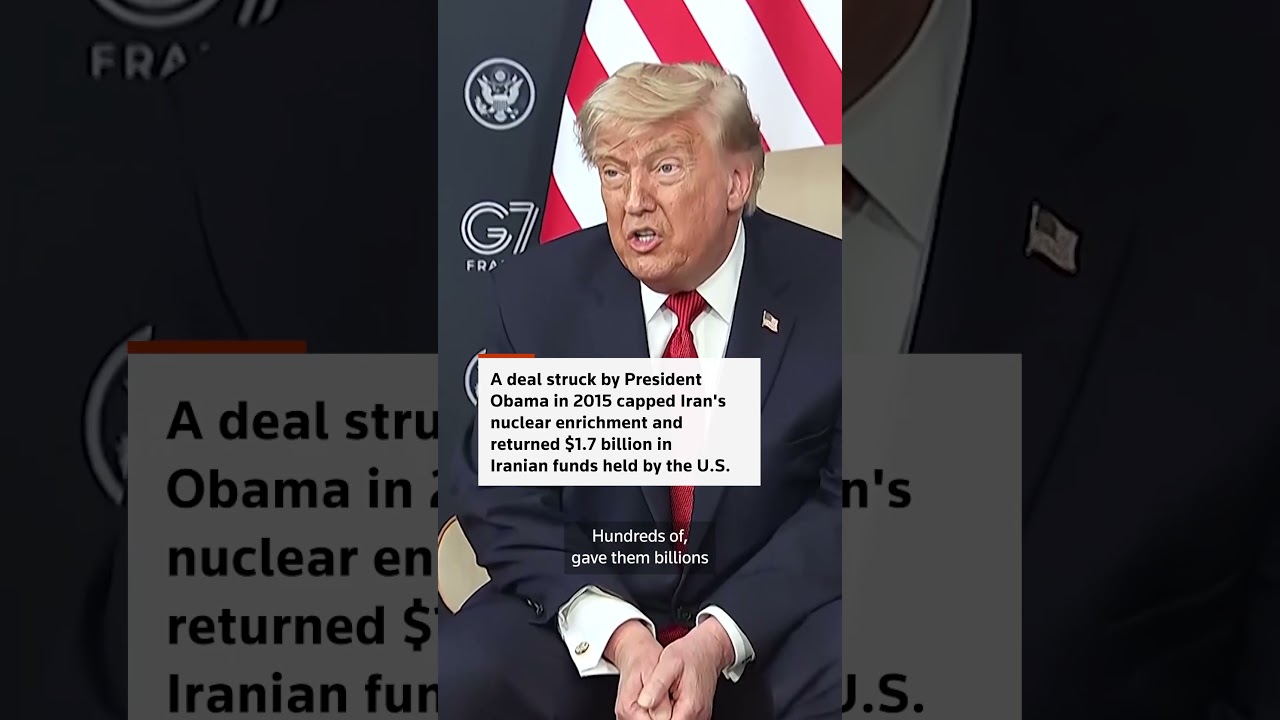 Video | Trump denies Iran deal includes $300 billion fund