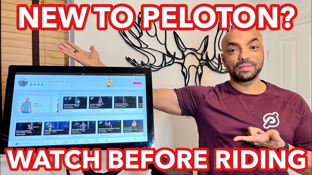 NEW PELOTON BIKE OWNERS: SCREEN TUTORIAL