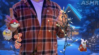 Setting up for the Pokémon Christmas Festival🎄| ASMR Roleplay