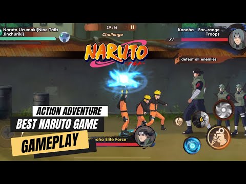 Konoha: Legend of the Ninja Gameplay iOS (Best Naruto Game Right Now on Mobile)