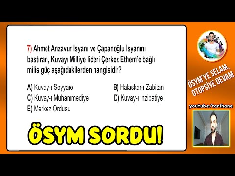 11) Milli Mücadele Hazırlık Dönemi - İnkılap Tarihi Soru Çözümü - KPSS Tarih 2026