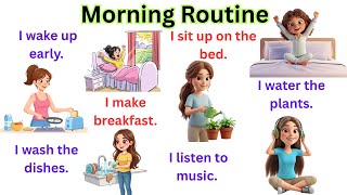 100+ Morning Routine Sentences in English | Learn Daily English Speaking for Kids | Speak English