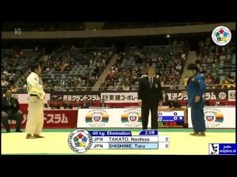 Judo 2012 Grand Slam Tokyo: Naohisa Takato (JPN) - Toru Shishime (JPN) [-60kg]