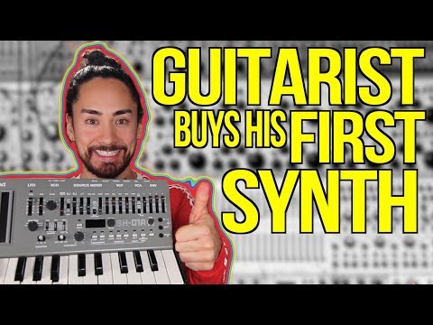 Guitarist Buys His First Synth