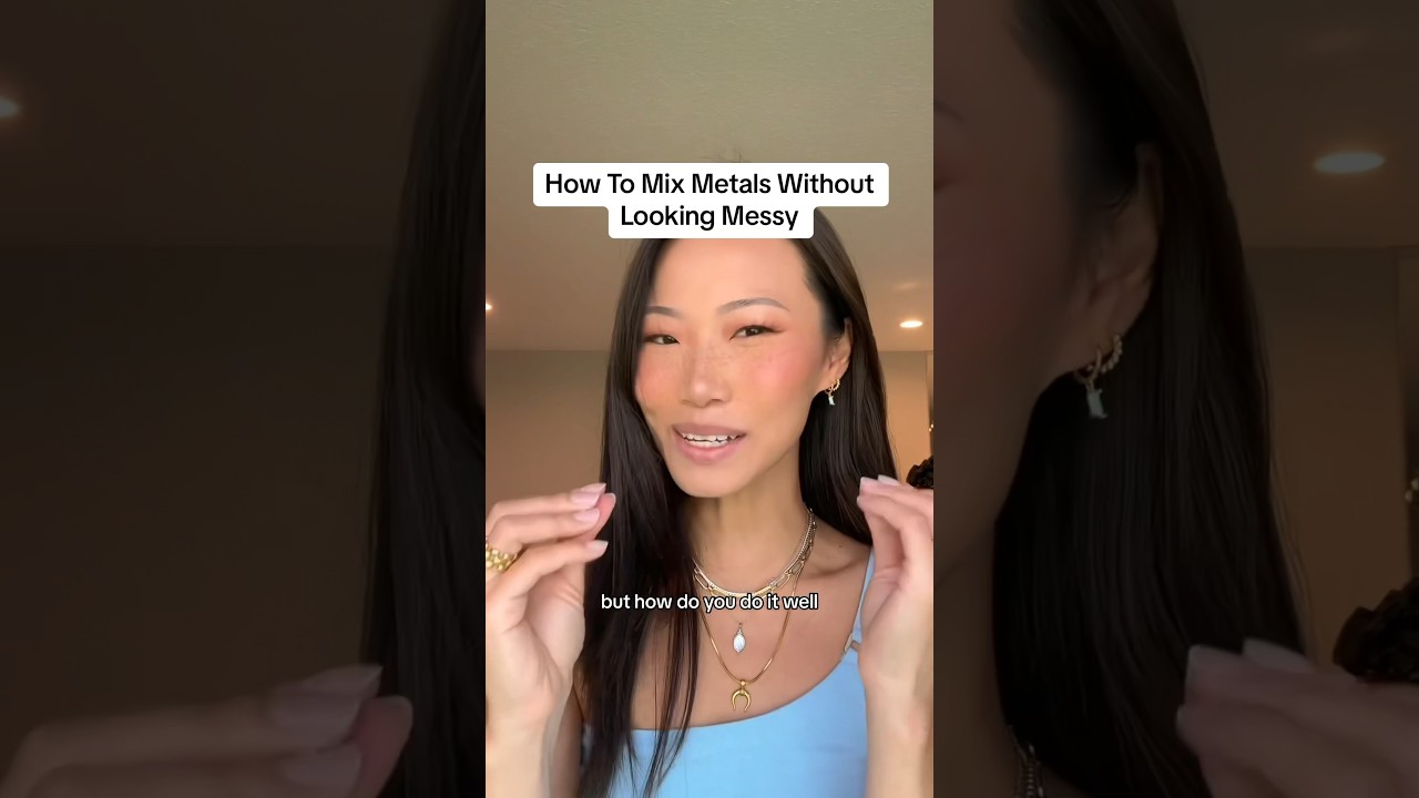 ⭐️ Styling Mixing Metals 101 #jewelry #mixmetaljewelry #jewelrystores