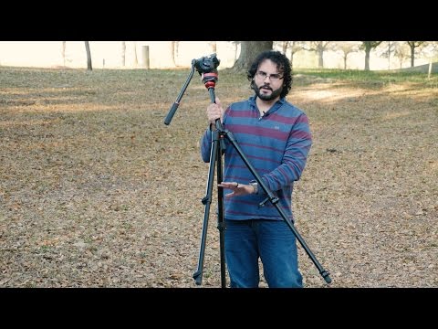 Video - Tripodas Manfrotto Statyw MDEVE DV 055 Aliuminis video