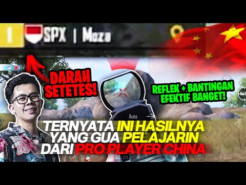 DARAH SETETES ?! INI HASILNYA LATIHAN REFLEK DARI PRO PLAYER CHINA ! BANTINGAN NYA EFEKTIF ! - PUBGM