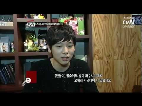 120326 tvN enews - Filial idols (Super Junior Kyuhyun & Yesung cut)
