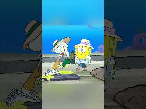 🧽 Resumo Animado | Bob Esponja: Lula Molusco Tentou Superar Bob… e Virou uma Árvore! 😱#bobsponja