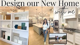 New Home Design | Selecting Finishes at the Design Center | Designing our Semi Custom Drees Home