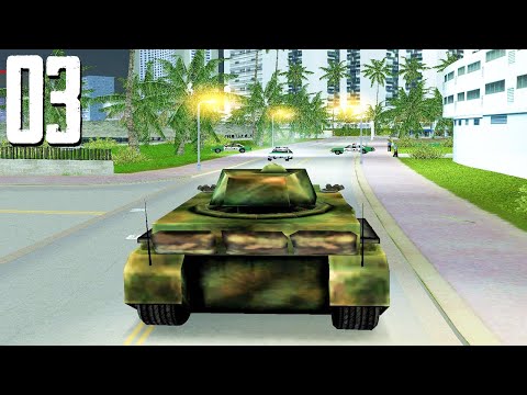 Grand Theft Auto Vice City - Part 3 - STEALING A MILITARY TANK!