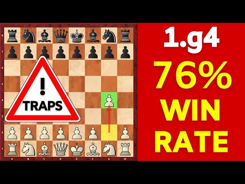 This Opening Scores 76%?! Grob’s Attack (1.g4) Explained