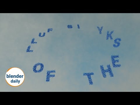 The Stars: Loop motion | Blender Geonodes Daily, tip 69