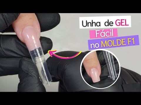 Easy Gel Nails in Mold F1 (How to Make - Step by Step)