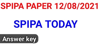 spipa paper solution,UPSC spipa answer key 2021,spipa paper solution 2021 #spipa answer key