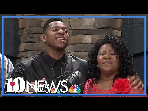 Chris Blue and family sing a beautiful gospel song