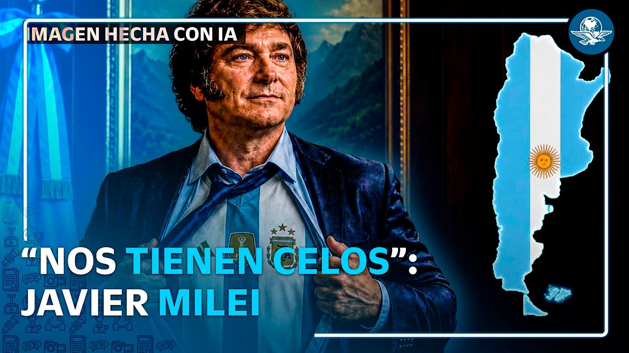 Milei defiende a Argentina tras la final del Mundial   Nos tienen celos