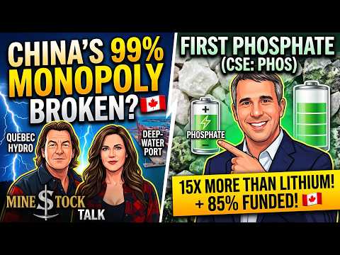 🇨🇦 China’s $400M Battery Secret BUSTED By Canadian Mine?! 🔋💥 (CSE: PHOS) | 𝐅𝐈𝐑𝐒𝐓 𝐏𝐇𝐎𝐒𝐏𝐇𝐀𝐓𝐄