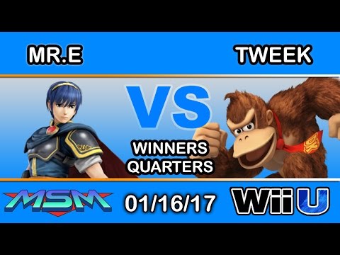 MSM 81 - SS | Mr.E (Cloud) Vs. Tweek (Donkey Kong) Winners Quarters - Smash Wii U