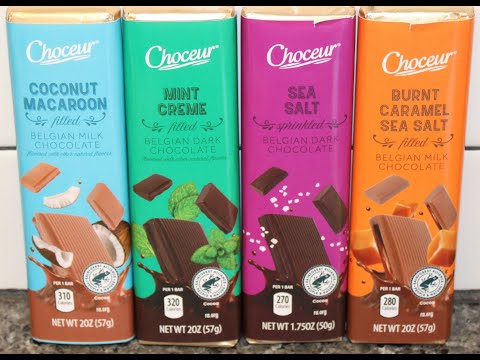 Choceur (ALDI) Candy Bars: Coconut Macaroon, Mint Crème, Sea Salt & Burnt Caramel Sea Salt Review