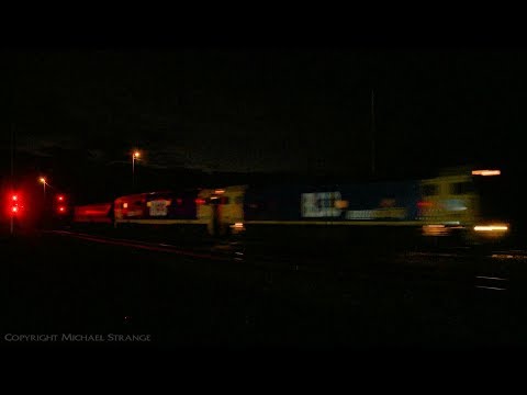 1MC5 Grain Train At Night - PoathTV Australian Railways