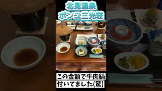 鄙びた温泉⑤北見温泉ポンユ三光荘♨️源泉掛け流し ハンパないって〜‼️250820 #shorts29