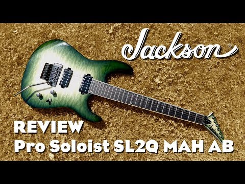Jackson Pro Soloist SL2Q MAH AB Alien Burst Never Played or Displayed 2018 New Old Stock Elec Guitar image 26