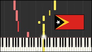 East Timor National Anthem - Pátria (Piano Tutorial)