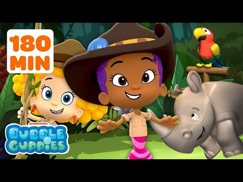 3 HOURS of Animal Adventures! 🦁 | Bubble Guppies | Nick Jr.