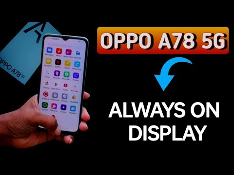How to set always on display, Oppo A78 5G me alway on display kaise set karen