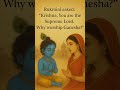 Krishna And Ganesha Story Lesson Of Humility Bhakti