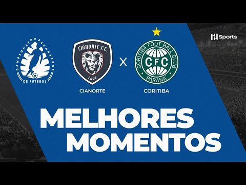 Gols e lances de Cianorte x Coritiba