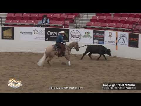 SJR Diamond Rubicon Shown by Corey D. Cushing - 2020 NRCHA Stallion Stakes (Cow - Open Stakes)