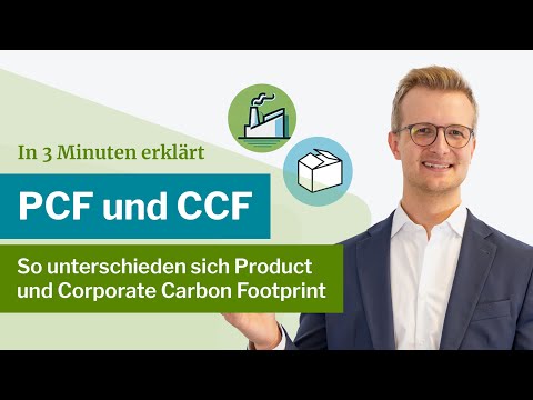 PCF und CCF | Was ist der Unterschied? | Product Carbon Footprint und Corporate Carbon Footprint