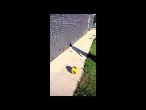 Ibrahim Conteh Keep up on the wall challenge