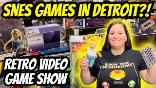 I Found Super Nintendo Games In DETROIT MICHIGAN! - Game Convention Update!