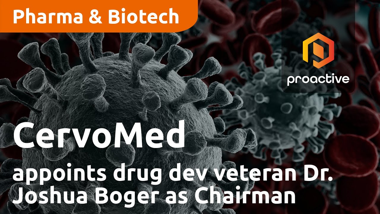 CervoMed appoints drug development veteran Dr. Joshua Boger as Chairman of the Board