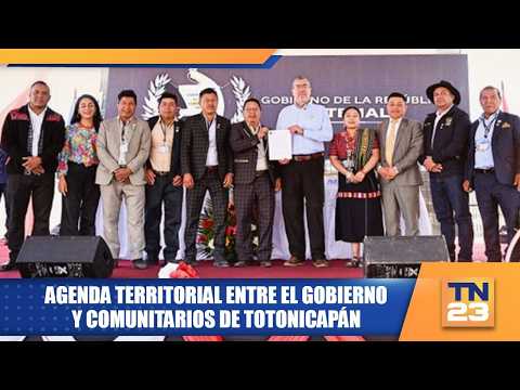 Agenda Territorial entre el Gobierno y comunitarios de Totonicapán