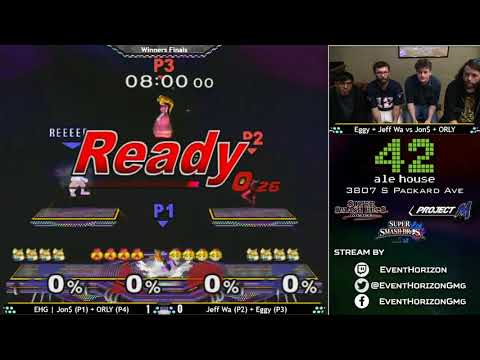 Construct 110 - EHG  Jon$ + ORLY vs Jeff Wa + Eggy - Melee Doubles WF