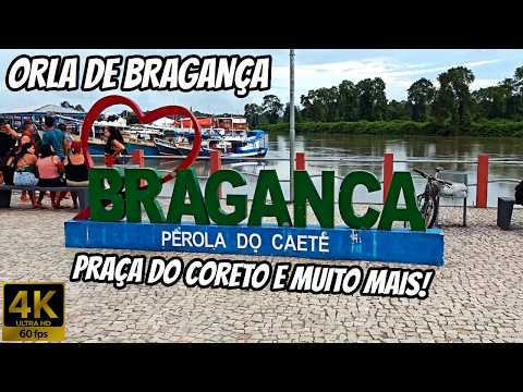VISITANDO BRAGANÇA NO PARÁ | POV Walking pela Orla e Praça Do Coreto em Bragança.
