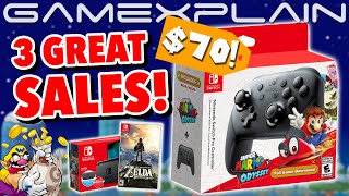 3 GREAT Nintendo Deals Happening Now! (BotW, Pro Controller + Mario Odyssey, & Switch Console!)