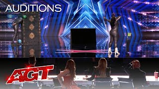 Mother and Daughter Danger Duo FRIGHTENS the Judges - America's Got Talent 2021 thumbnail