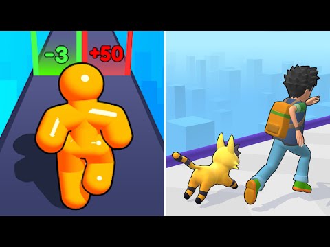 Monster Squad Rush Vs Tall Man Run🟤🟠⚪️Walkthrough Android/IOS Mobile Gameplay H1A2