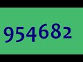 Numbers 1 2000000