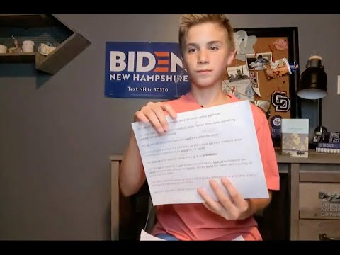 Teen describes how Joe Biden helped him overcome stutter during DNC