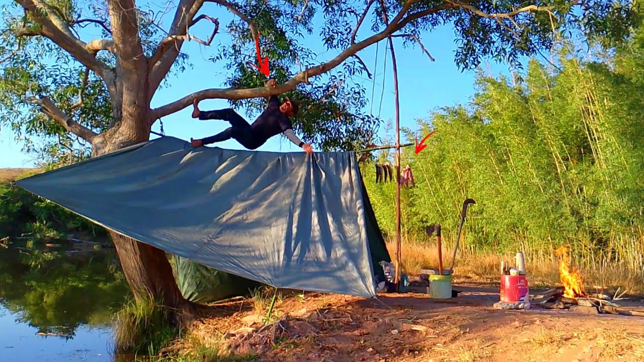 ACAMPAMENTO PERTO DA MOITA DE BAMBU, assombração não deixou eu dormir.