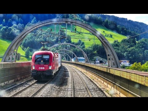 Führerstandsmitfahrt im Taurus von Wörgl rauf zum Brenner - Teil 1 -